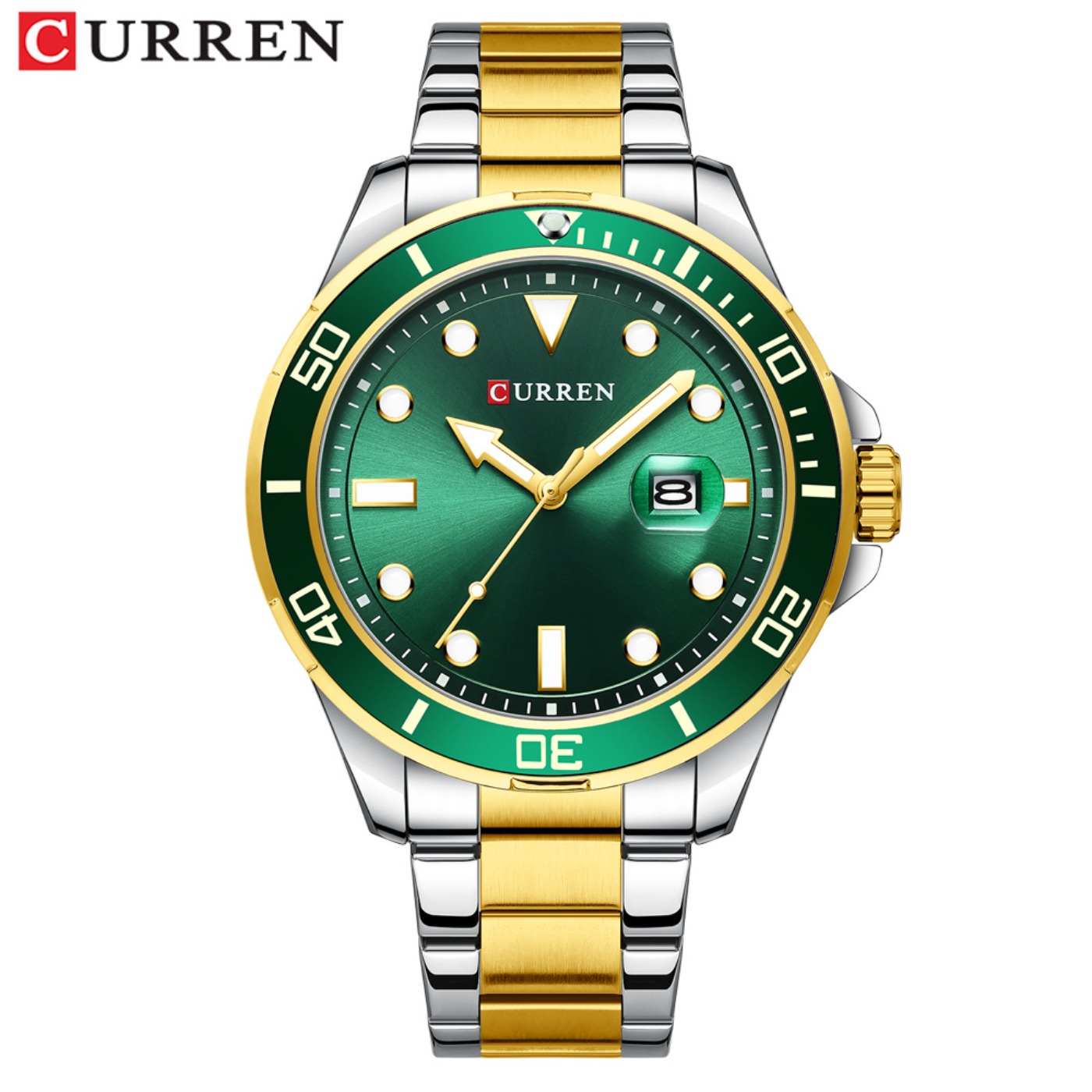 Luxury Watch Brands - Reloj CURREN de la Serie Green