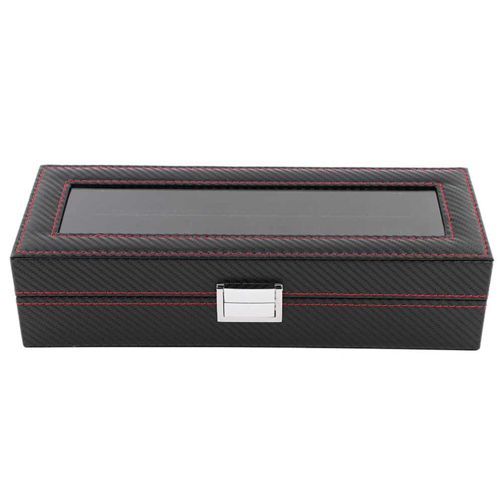 Luxury Watch Collection Box - Caja para Relojes de Fibra de