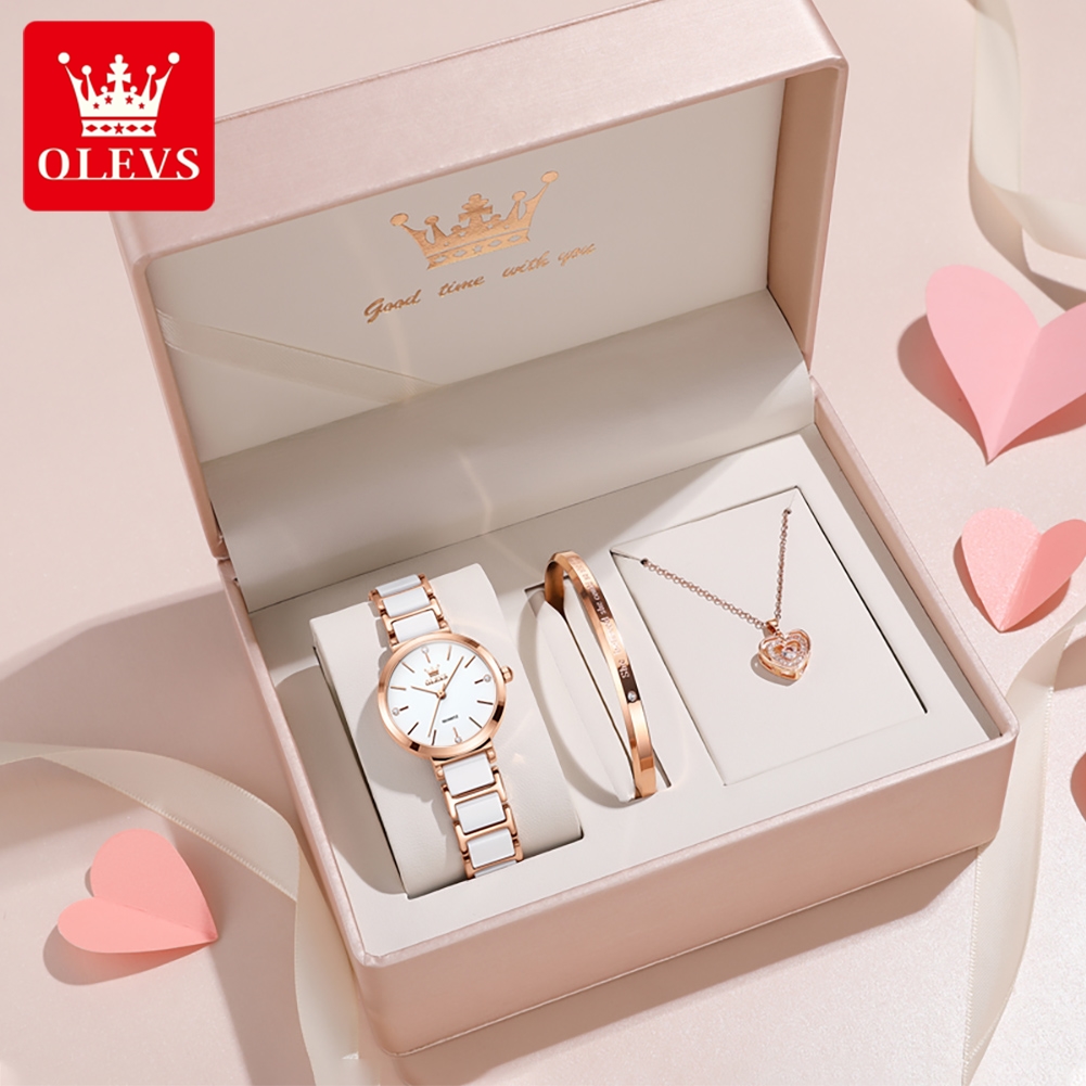 Luxury Watch Brands - OLEVS Reloj de mujer 5877 Reloj