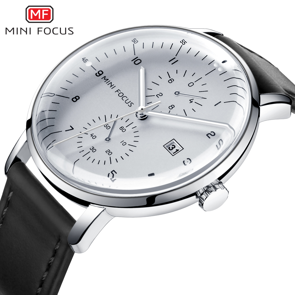 Luxury Watch Name - MINI FOCUS-reloj de pulsera de cuero