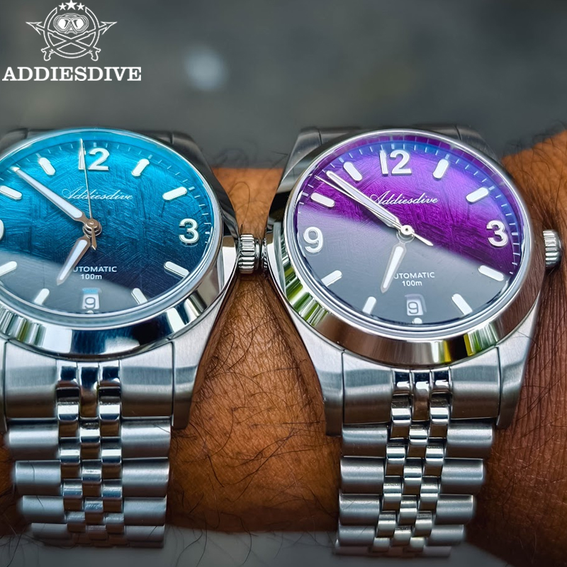 Luxury Watch Collection Box - Nuevo Reloj Mecánico Automático ADDIESDIVE AD2547,