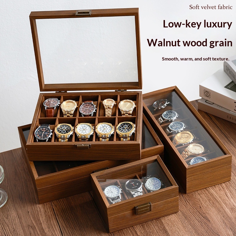 Luxury Watch Collection Box - Caja de Almacenamiento para Relojes de