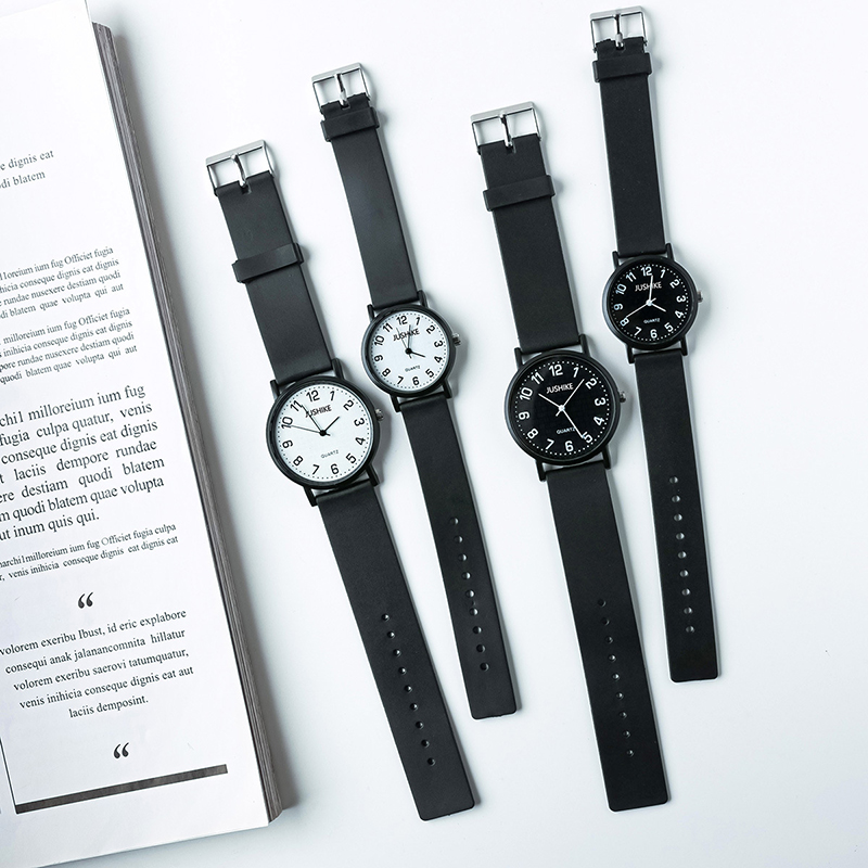 Luxury Watch Female - Reloj negro Simple, relojes de cuarzo