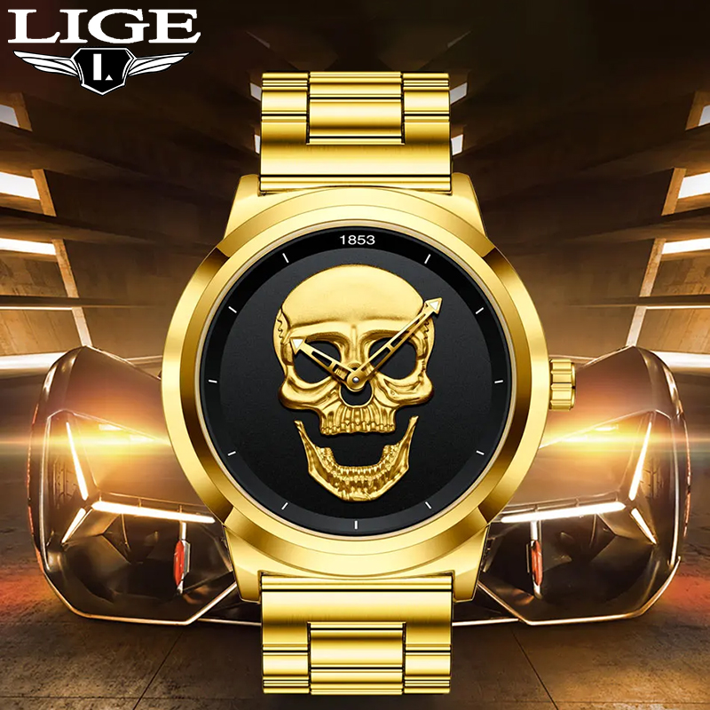 Luxury Watch Collection Box - Reloj LIGE de cuarzo de marca