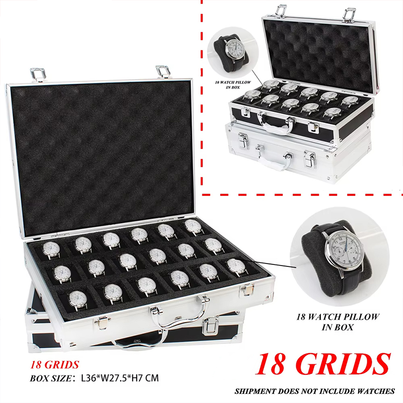 Caja de Relojes Portátil de Lu - Luxury Watch Collection Box reseña y precio