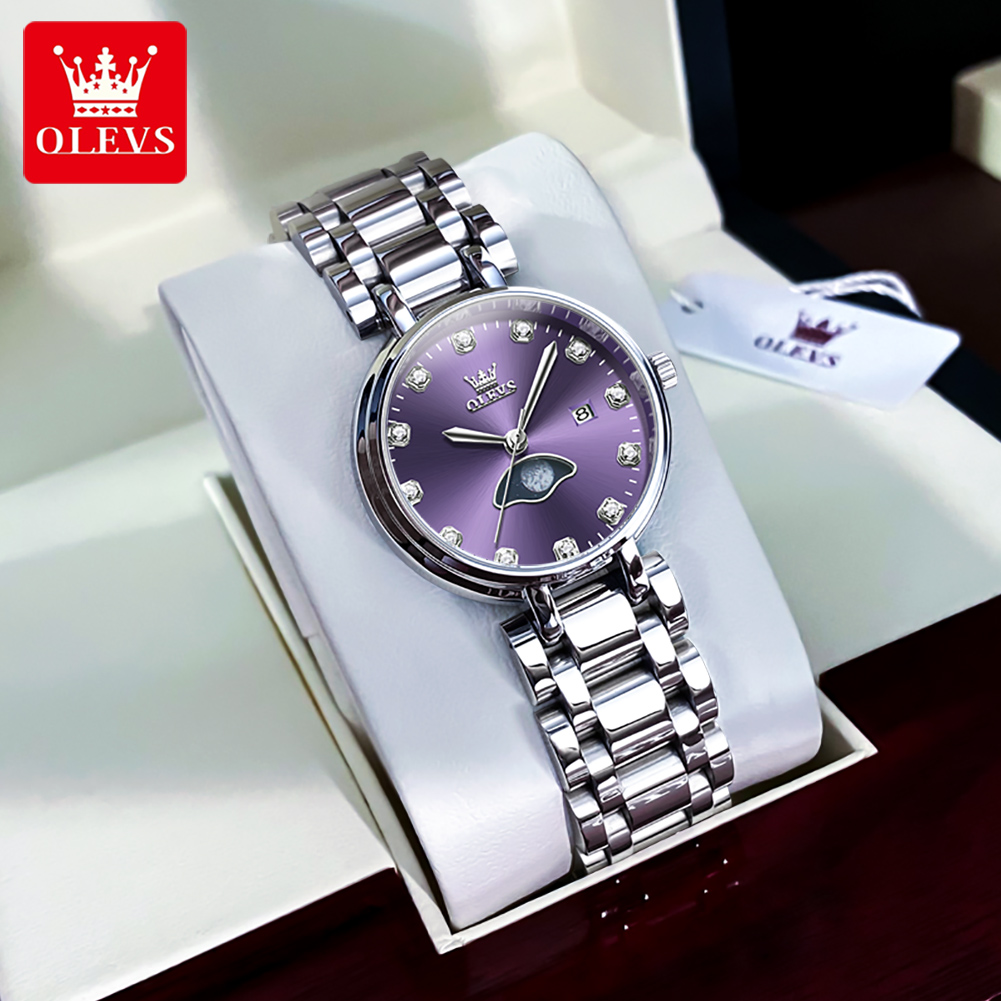 OLEVS elegante reloj de cuarzo - Luxury Watch Cheap reseña y precio