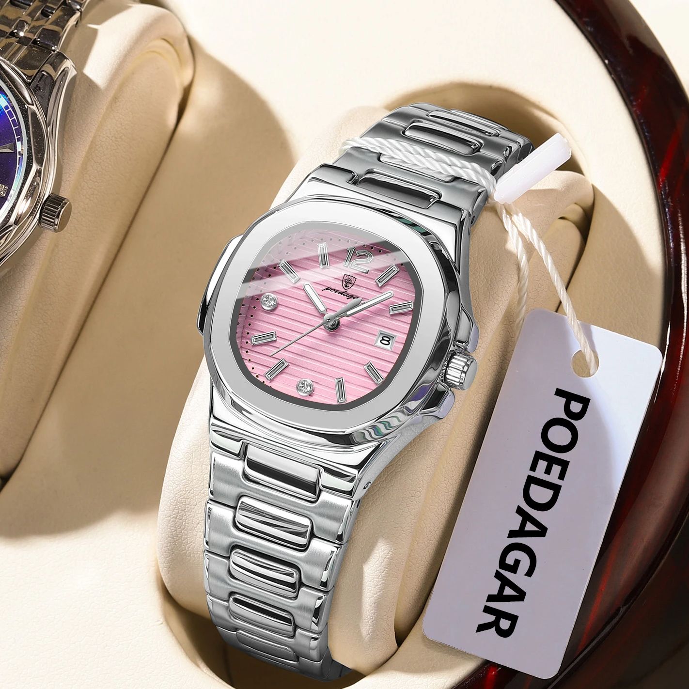 Reloj de pulsera POEDAGAR cuad - Luxury Watch Female reseña y precio