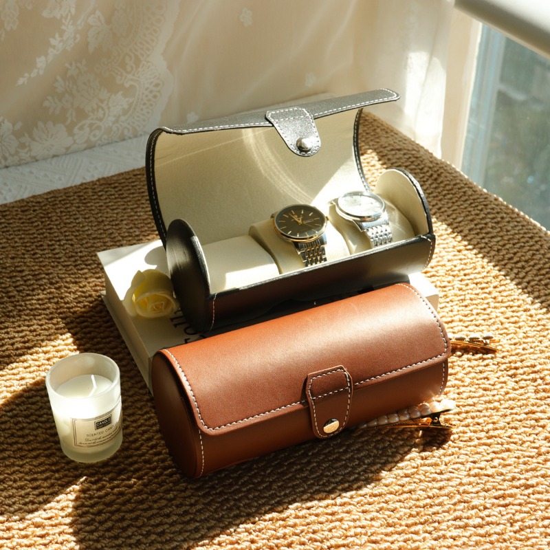 Cajas de cuero para relojes, e - Luxury Watch Collection Box reseña y precio