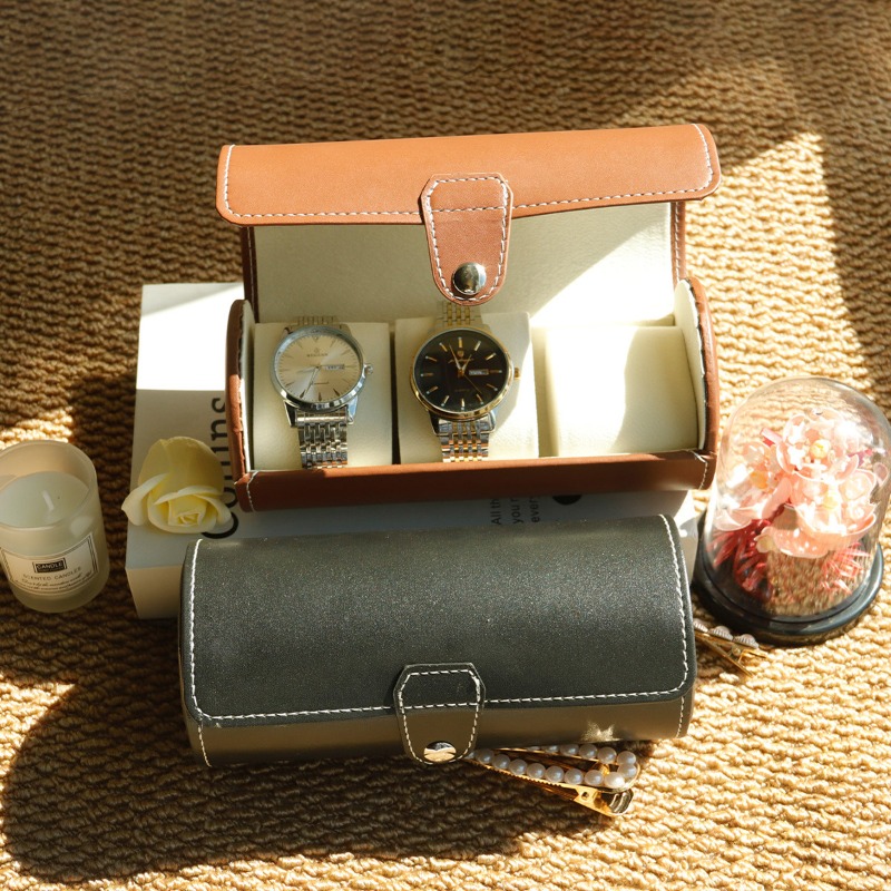 Cajas de cuero para relojes, e - Luxury Watch Collection Box reseña y precio