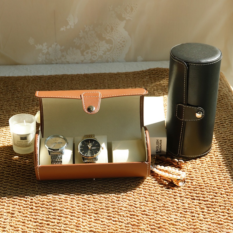 Cajas de cuero para relojes, e - Luxury Watch Collection Box reseña y precio