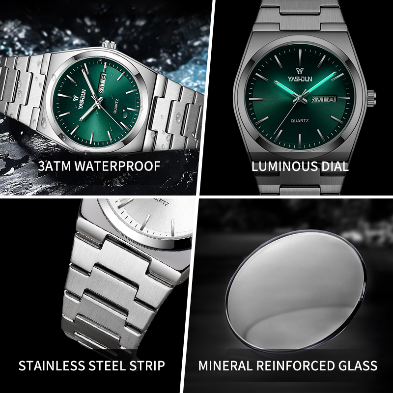 Relojes de Cuarzo de Acero Ino - Luxury Watch Name reseña y precio