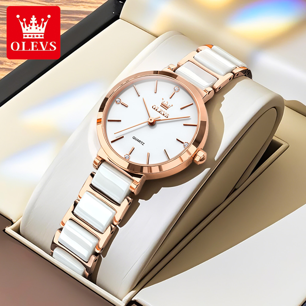OLEVS Reloj de mujer 5877 Relo - Luxury Watch Brands reseña y precio