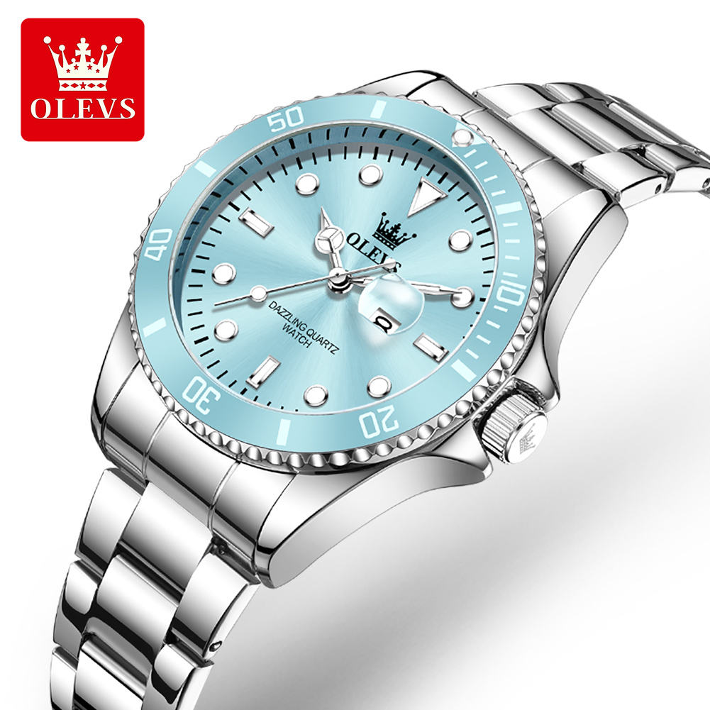 OLEVS-reloj de cuarzo resisten - Luxury Watch Cheap reseña y precio