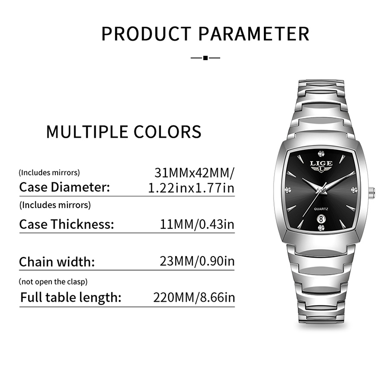 Reloj LIGE para mujer, reloj d - Luxury Watch Female reseña y precio