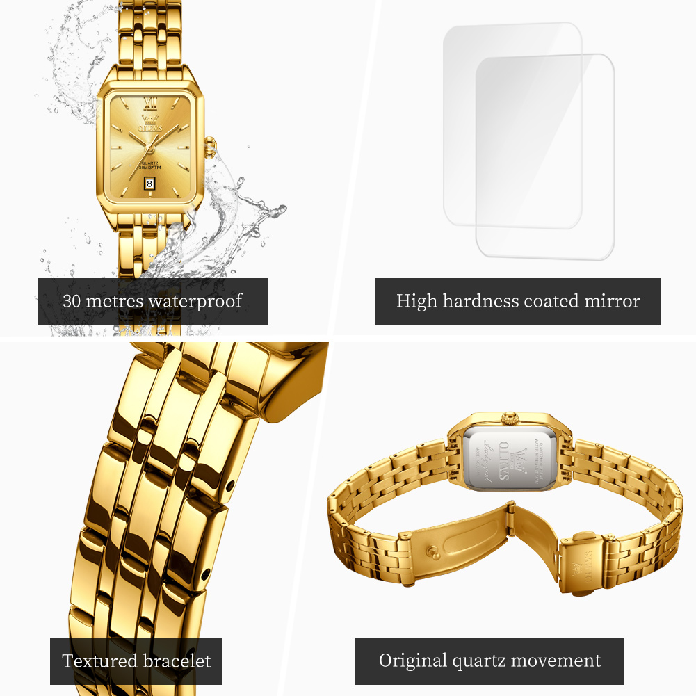 OLEVS, relojes de lujo de marc - Luxury Watch Cheap reseña y precio