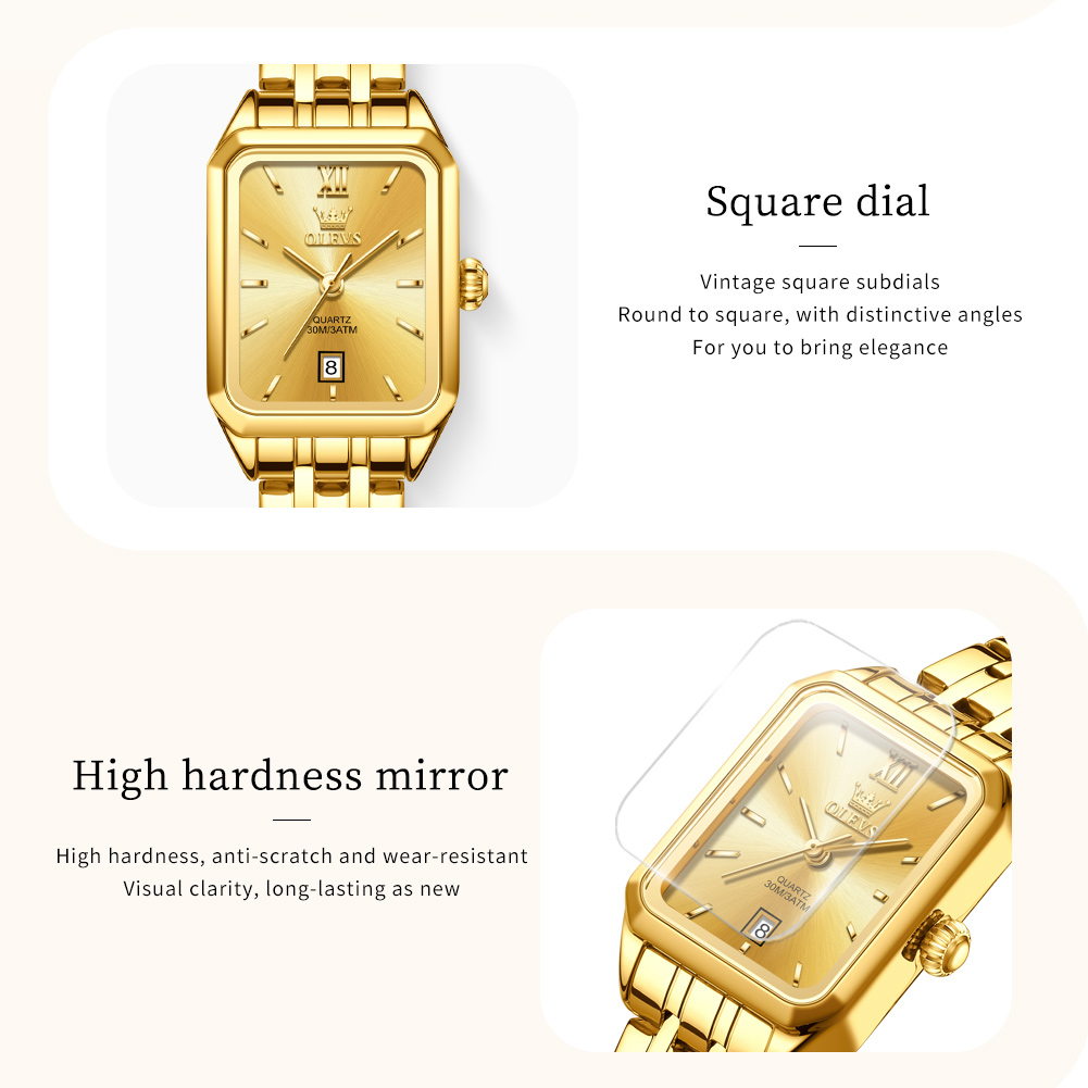 OLEVS, relojes de lujo de marc - Luxury Watch Cheap reseña y precio
