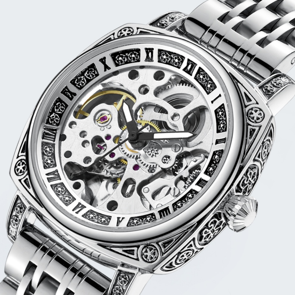 Reloj mecánico hueco personali - Luxury Watch Values reseña y precio