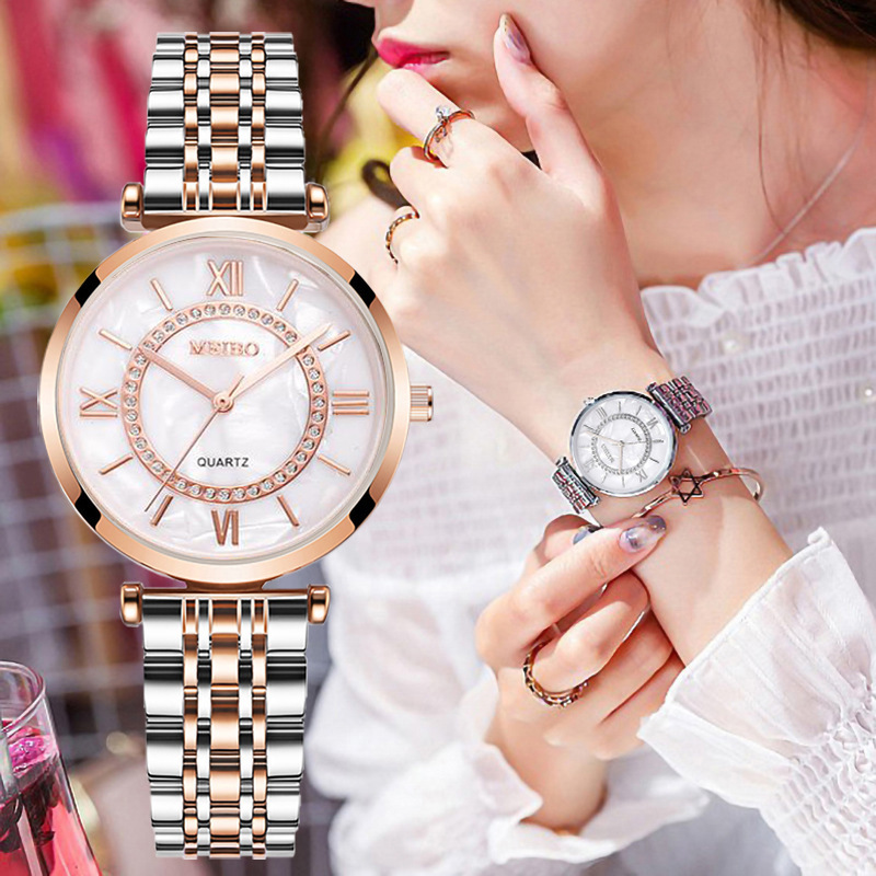 Relojes de pulsera de cristal  - Luxury Watch Female reseña y precio