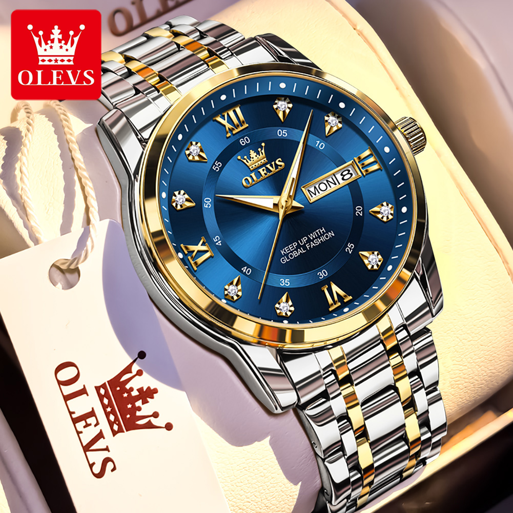 Marca OLEVS, relojes de moda p - Luxury Watch Brands reseña y precio