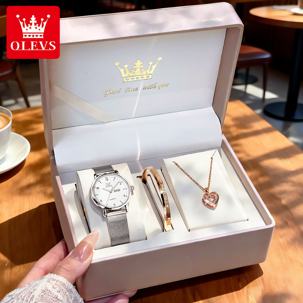 Relojes OLEVS 2996 para mujer, - Luxury Watch Brands reseña y precio