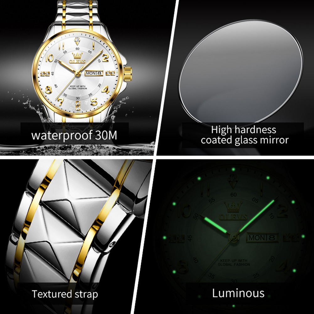 Reloj de pulsera original de m - Luxury Watch With Arabic Numerals reseña y precio