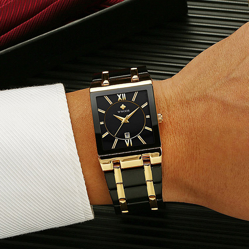 Marca WWOOR, pulsera de oro de - Luxury Watch Name reseña y precio